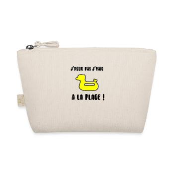 J’peux pas j’vais à la plage - Trousse biologique - nature - Devant