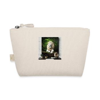 Lion blanc et majestueux - Trousse biologique - nature - Devant