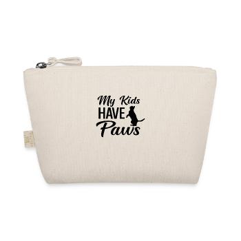 My Kids Have Paws - Bio-Täschchen - Natur - Vorne