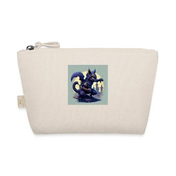Ninja Katze - Bio-Täschchen - Natur - Vorne