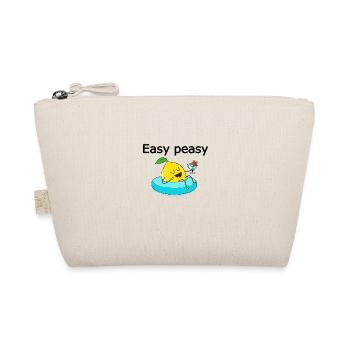 Easy Peasy Lemon Squeezy - Bio-Täschchen - Natur - Vorne