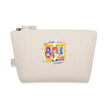 été mignon heureux plage tendance années 80 rétro vintage - Trousse biologique - nature - Devant