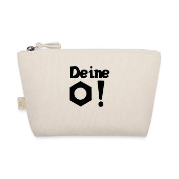 Deine Mutter! | Lustiger Spruch | Beleidigung - Bio-Täschchen - Natur - Vorne