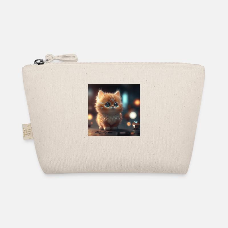 A cute kitten Organic Pouch
