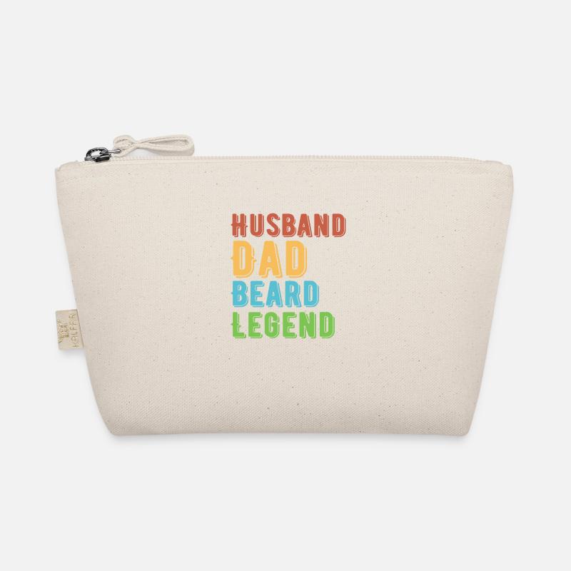 Husband Dad Beard Legend Bio-Täschchen