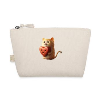 Cœur de chat Animal - Trousse biologique - nature - Devant