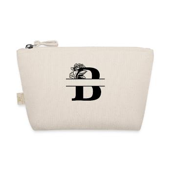 lettre b floral personnalisé - Trousse biologique - nature - Devant