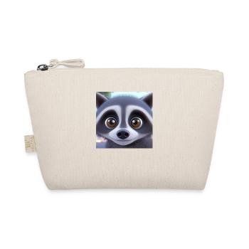 Cute raccoon - Organic Pouch - nature - Front