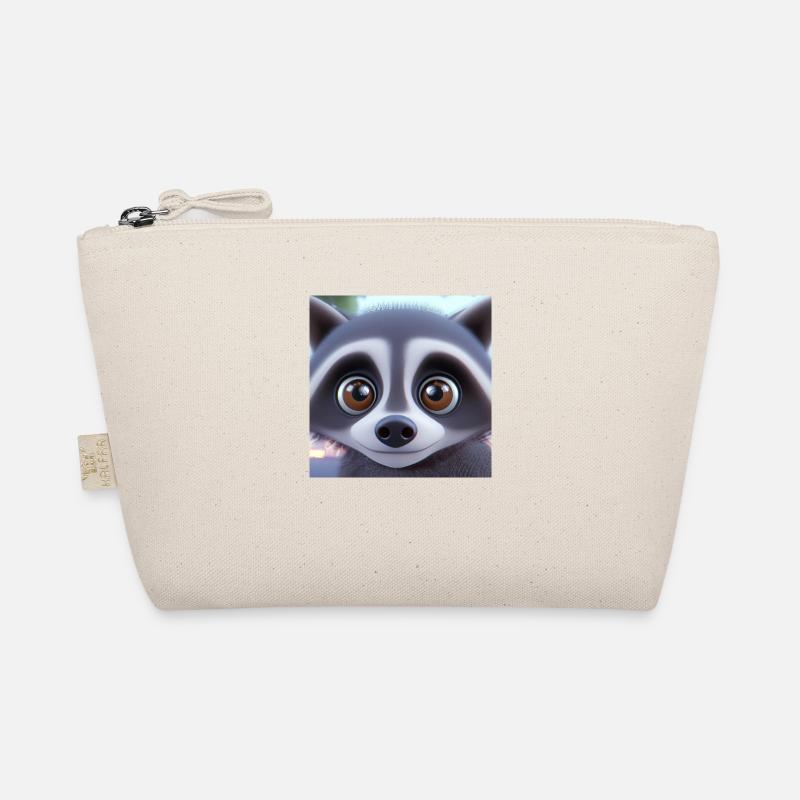 Niedlicher Waschbär Bio-Täschchen