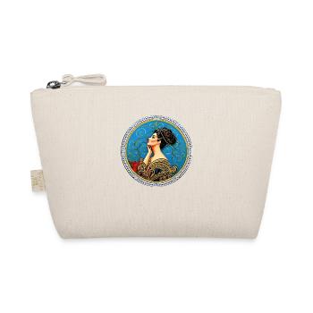 Woman Badge ArtNouvaue 13 - Bio-Täschchen - Natur - Vorne