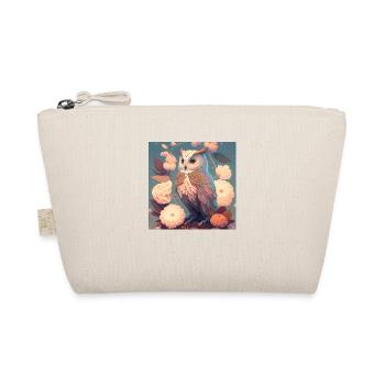 in harmony with nature owl - Organic Pouch - nature - Front