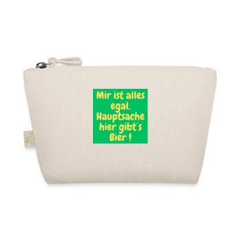 Mir ist alles egal - Bio-Täschchen - Natur - Vorne