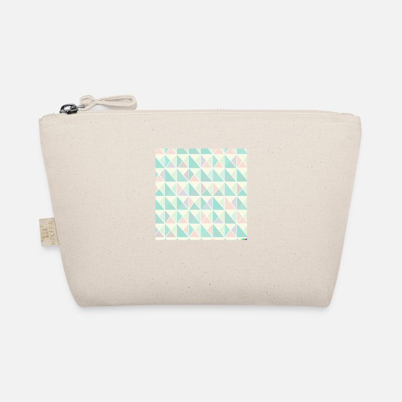 Motif de triangles aux couleurs pastel Trousse biologique