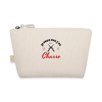 je peux pas j'ai chasse - cadeau chasseur - Trousse biologique - nature - Devant