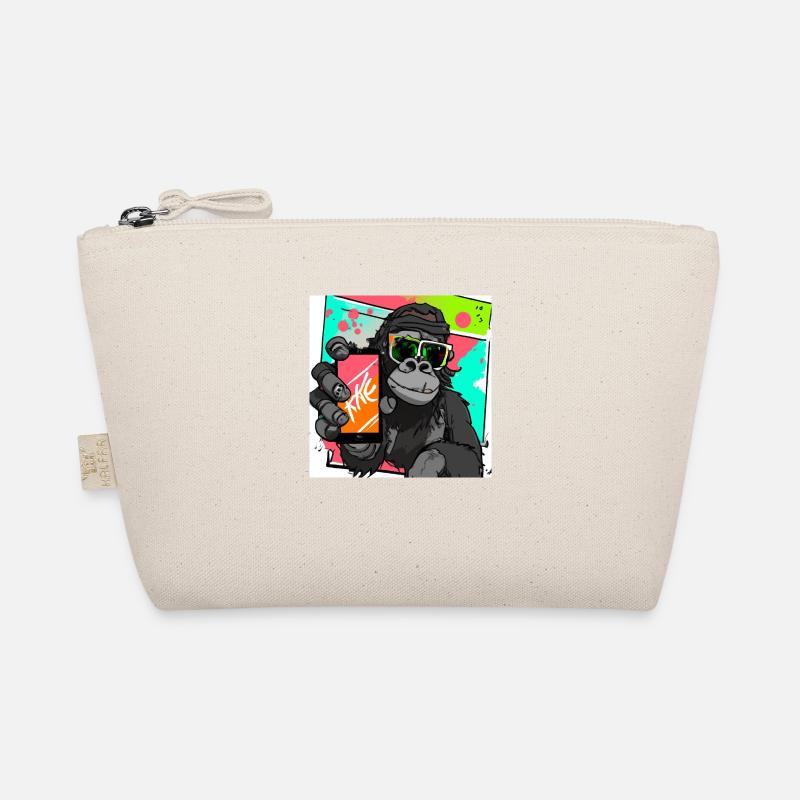 Gorilla makes Selfie V2 gift Organic Pouch