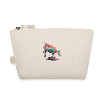 Lida the surrealist cow - Organic Pouch - nature - Front
