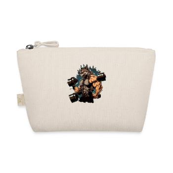 The Wolf Man in the Weight Room - Organic Pouch - nature - Front
