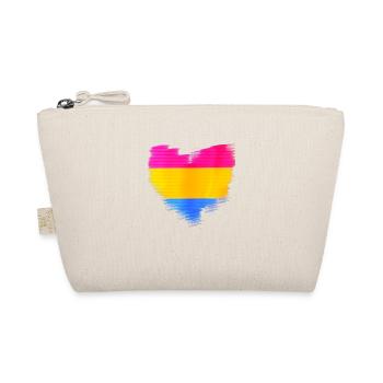 pansexual,heart,LGBT,flag,graphic - Organic Pouch - nature - Front