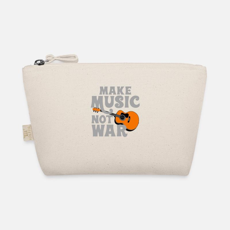 Make Music not war Organic Pouch
