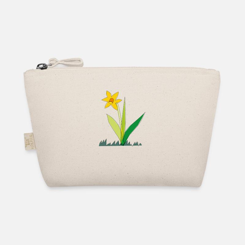 Spring Flower Daffodil Organic Pouch
