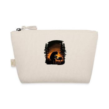 The bear on the barbecue - Organic Pouch - nature - Front
