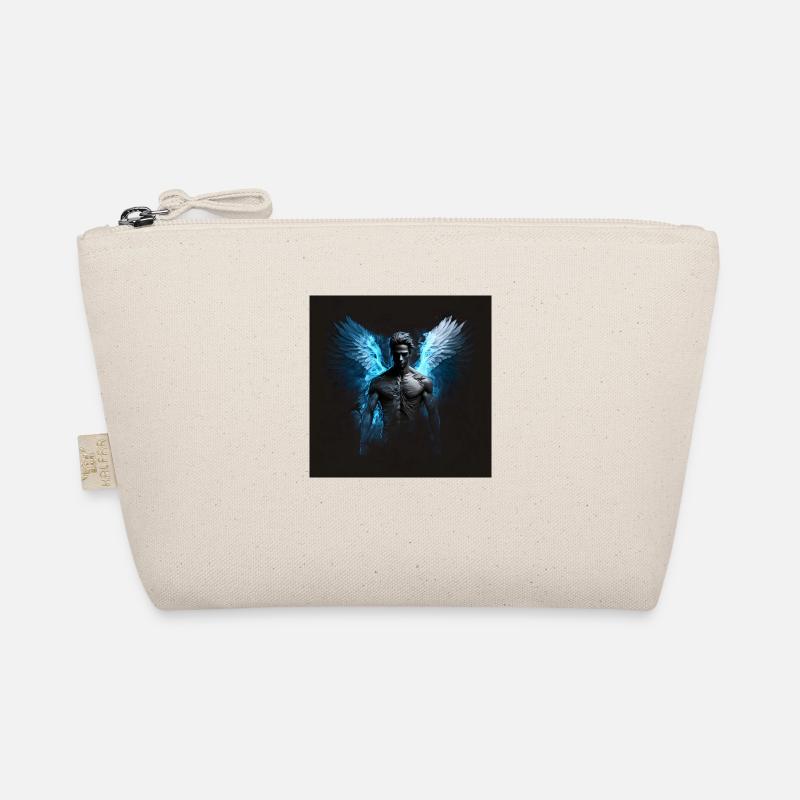 Blauer Mann Engel Bio-Täschchen