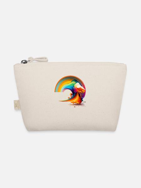 Regenbogen - Bio-Täschchen - Natur