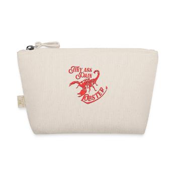 Scorpion Tiny Ass Schmerz Hummer Distressed - Bio-Täschchen - Natur - Vorne