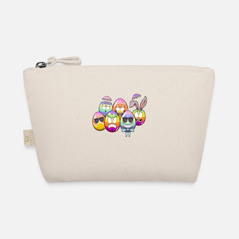 Cute Easter Eggs Organic Pouch