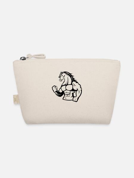 Strong horse - Organic Pouch - nature - Front