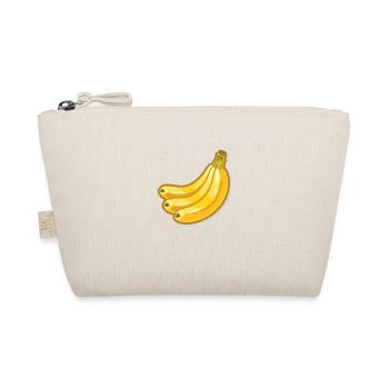 Frucht Banane Banana Paint - Bio-Täschchen - Natur - Vorne