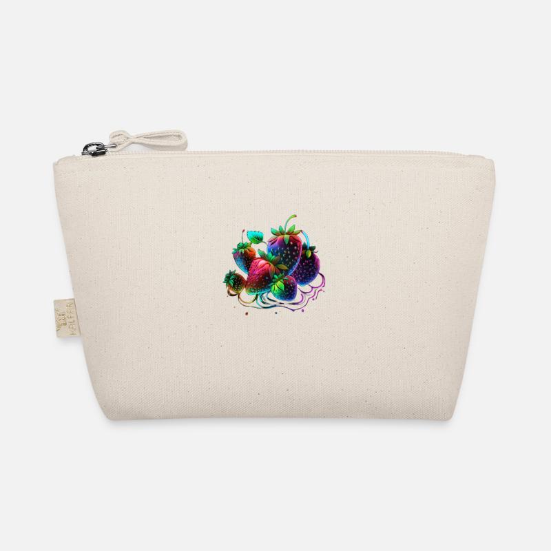 PRETTY STRAWBERRIES - MULTICOLORED Organic Pouch