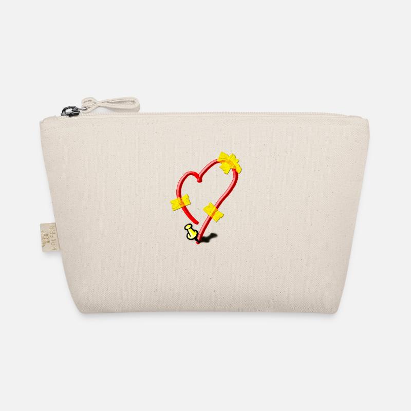Cœur rapiécé - Trousse biologique - nature