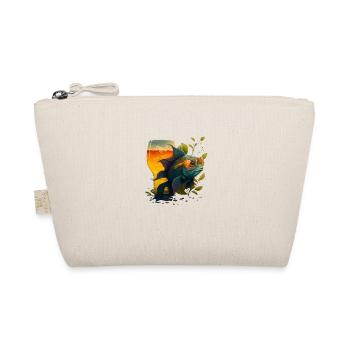 Fish with beer and sunglasses - Organic Pouch - nature - Front