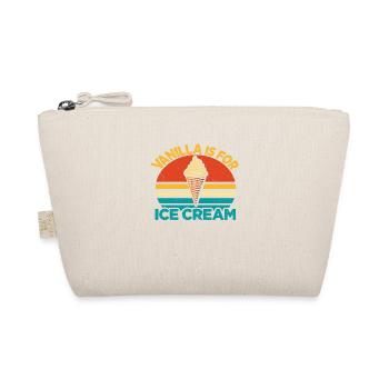 La vanille est pour la crème glacée vintage rétro - Trousse biologique - nature - Devant