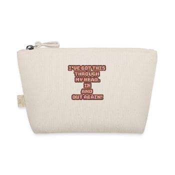 funny non-thinking design / funny sayings - Organic Pouch - nature - Front