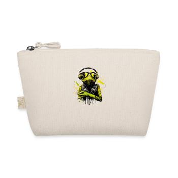 Cool frog with sunglasses and headphones - Organic Pouch - nature - Front