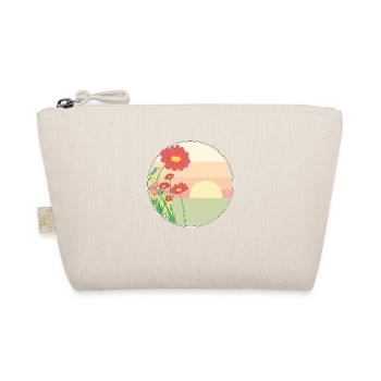 Field flowers in sunrise without text - Organic Pouch - nature - Front