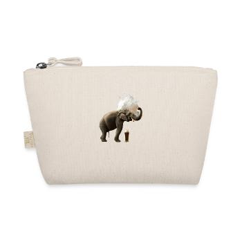 Douches d’éléphants dans la bière. Animal cool avec de l’alcool - Trousse biologique - nature - Devant