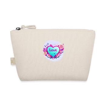 Mother's Day Valentine's Day Wedding Engagement Love - Organic Pouch - nature - Front