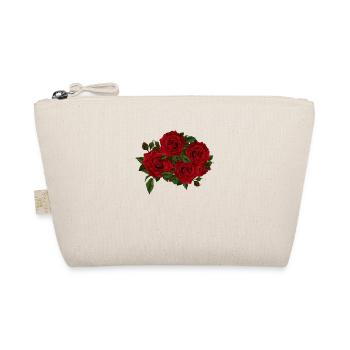 Fleurs aquarelles rouges - Trousse biologique - nature - Devant