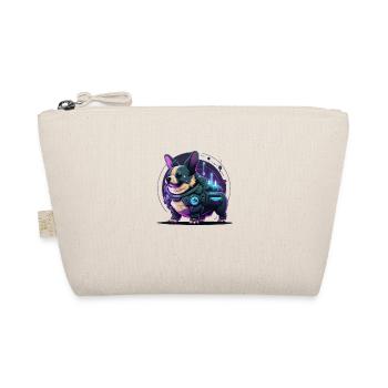 A cute cyber dog - Organic Pouch - nature - Front