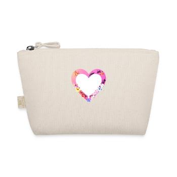 Mother's Day Wedding Engagement Valentine's Day Love - Organic Pouch - nature - Front