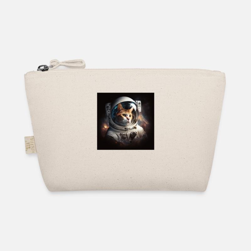 Astro Cat, Spacecat, Generative AI Organic Pouch