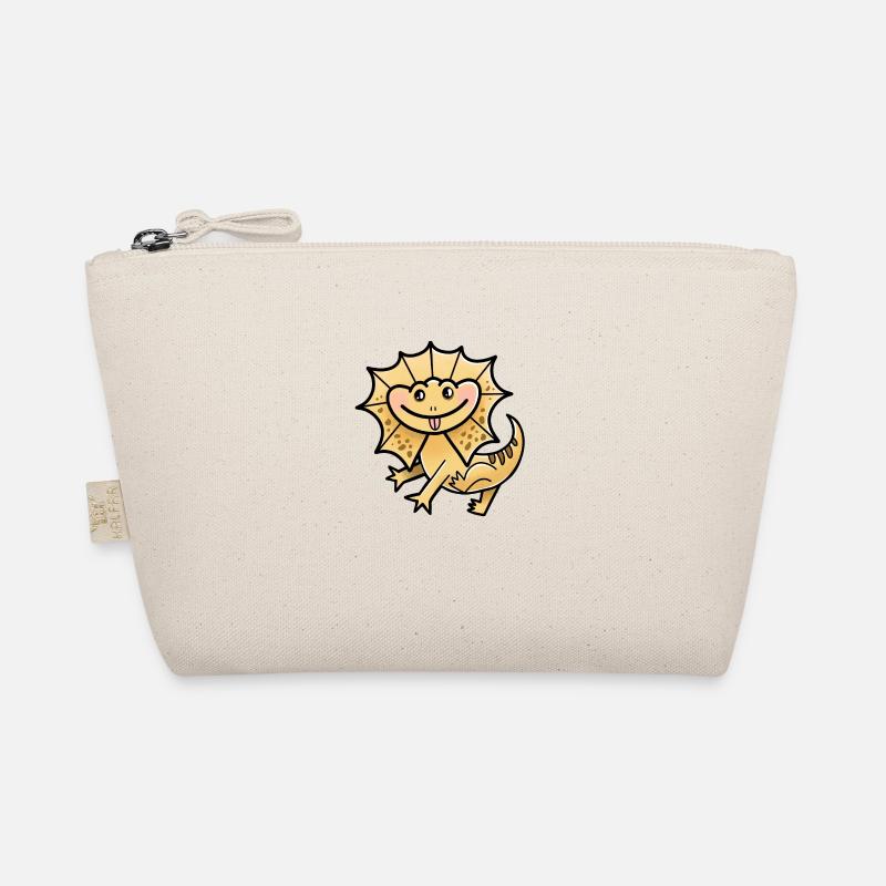 Frilly Necked Lizard Organic Pouch
