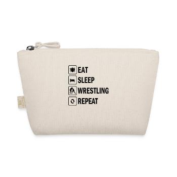 Eat Sleep Wrestling Repeat - Trousse biologique - nature - Devant
