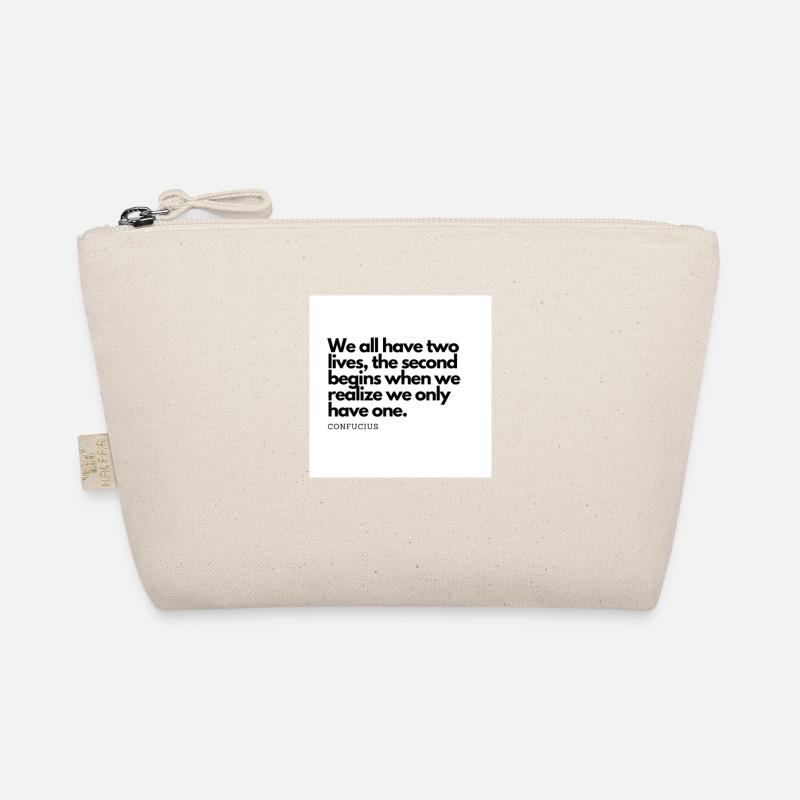 Zitat nach Konfizius Bio-Täschchen