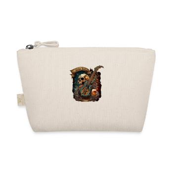 Heavy Metal Electric Guitar and Beer - Organic Pouch - nature - Front