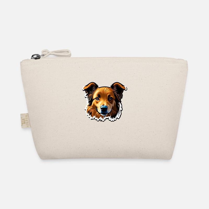 cute dog - Bio-Täschchen - Natur