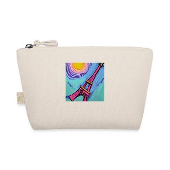 Paris Eiffel Tower van gogh - Organic Pouch - nature - Front